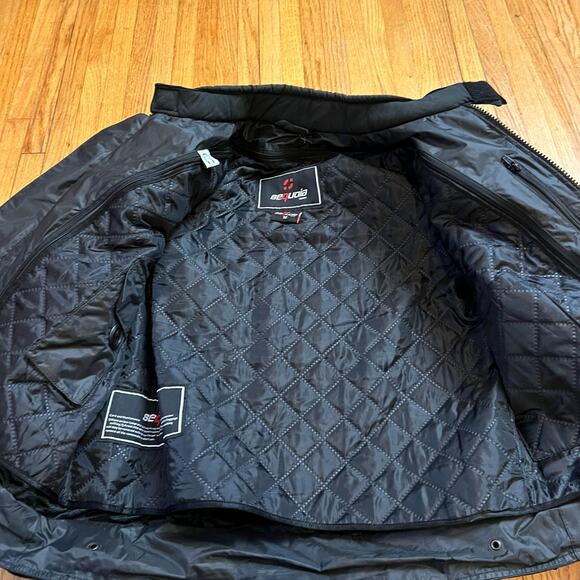 Sequoai Coat Mens Medium Motorcycle Armourded Off Road Motocross Black Padded - Picture 5 of 11